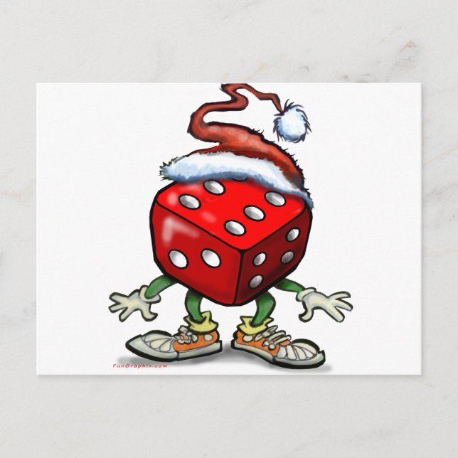 Kasino-jul Helg Vykort (Framsida)