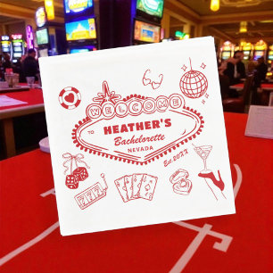 Kasino Las Vegas Sällskapspresenter för Möhippa Pappersservett