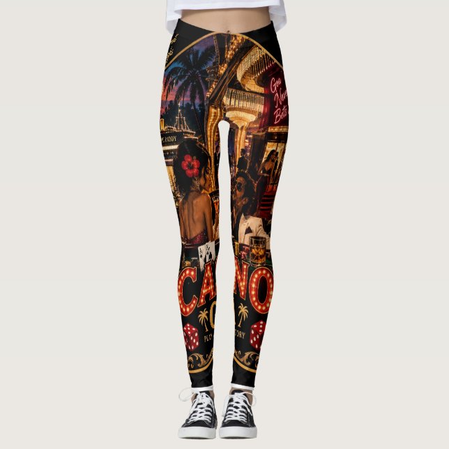 Kasino Nätter – Goa Leggings (Framsida)