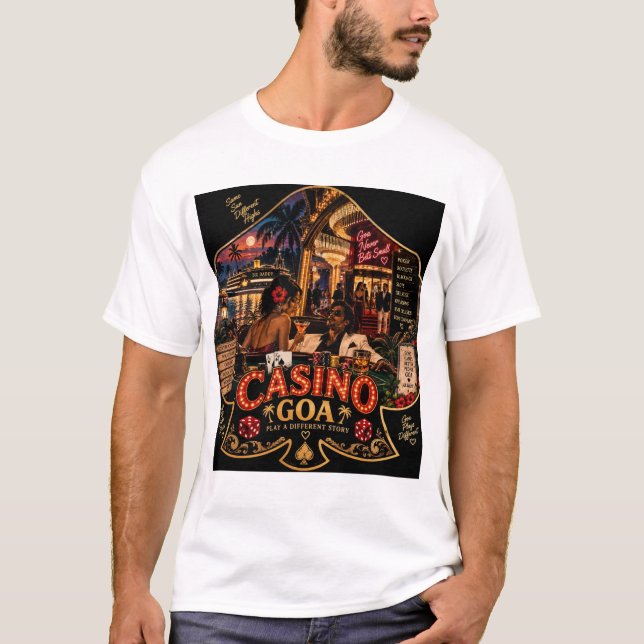 Kasino Nätter – Goa T Shirt (Framsida)