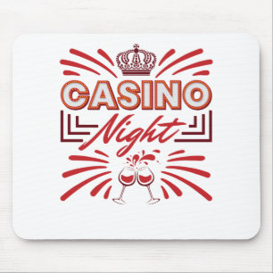 Kasino Night Party Gambling Älskare Musmatta