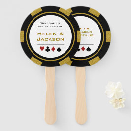 Kasino Poker Chip Guld Black Välkommen till Bröllo
