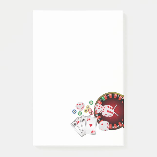 kasino, poker, vuxen, objekt post-it block (Framsida)