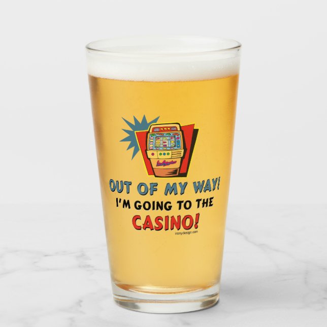 Kasinoälskare Glaskopp (Framsida fylld)