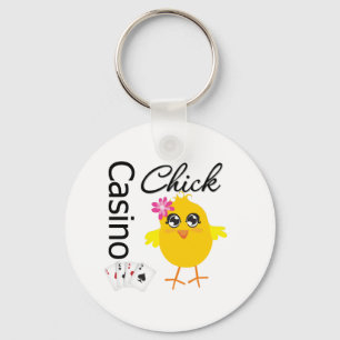 Kasinochick Nyckelring