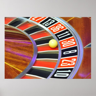 kasinokrouletthjul boll nummer 30 spel poster