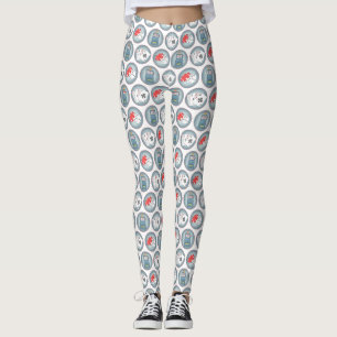 Kasinopokerdobbleri som leker kortenarmad bandit leggings