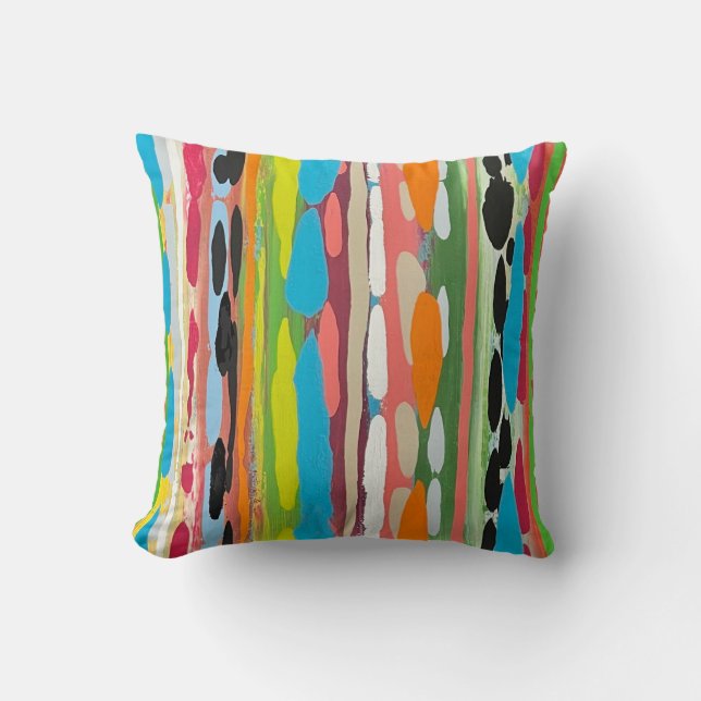 Kaskad 4 16 x 16 bomull Dekorativ kudde (Framsida)