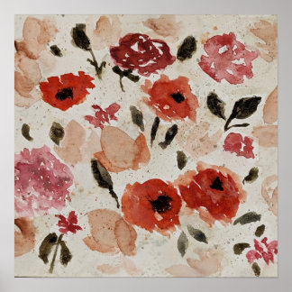 Kaskad av blommor poster