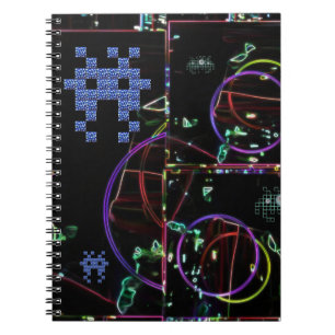 Kaskad av elektroniska spel anteckningsbok