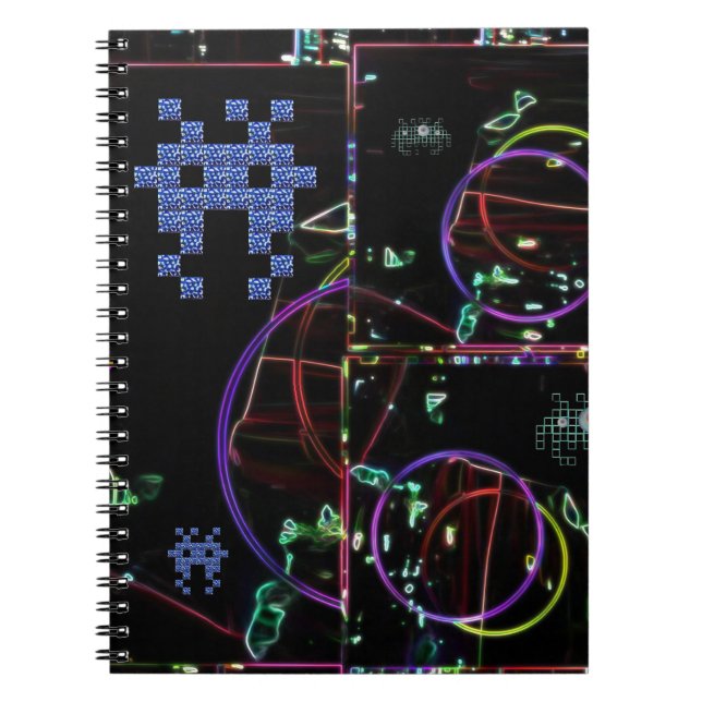 Kaskad av elektroniska spel anteckningsbok (Framsidan)