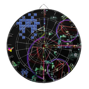 Kaskad av elektroniska spel darttavla
