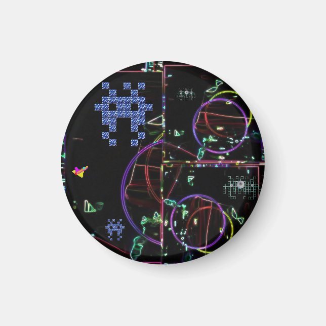 Kaskad av elektroniska spel magnet (Framsidan)