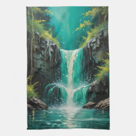 Kaskad av serenitet kökshandduk