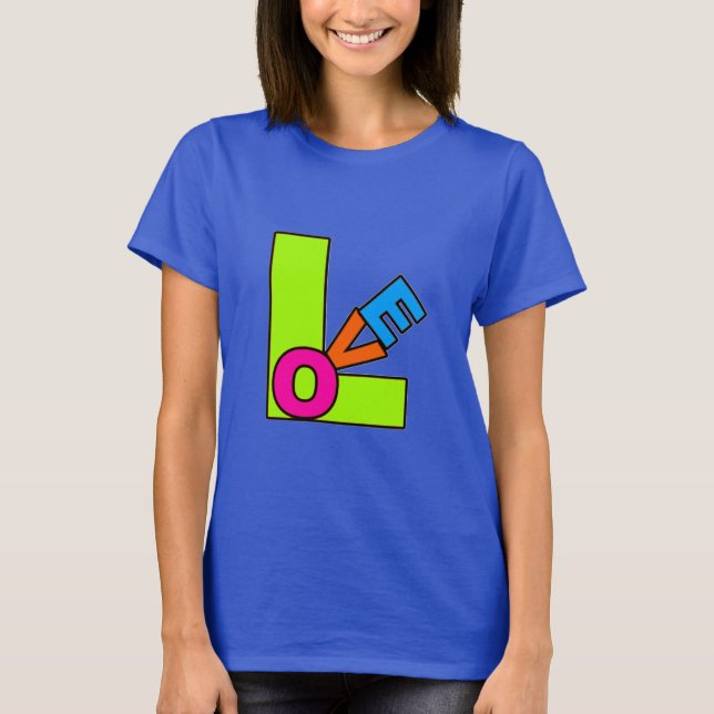 Kaskad Kärlek T Shirt (Framsida)