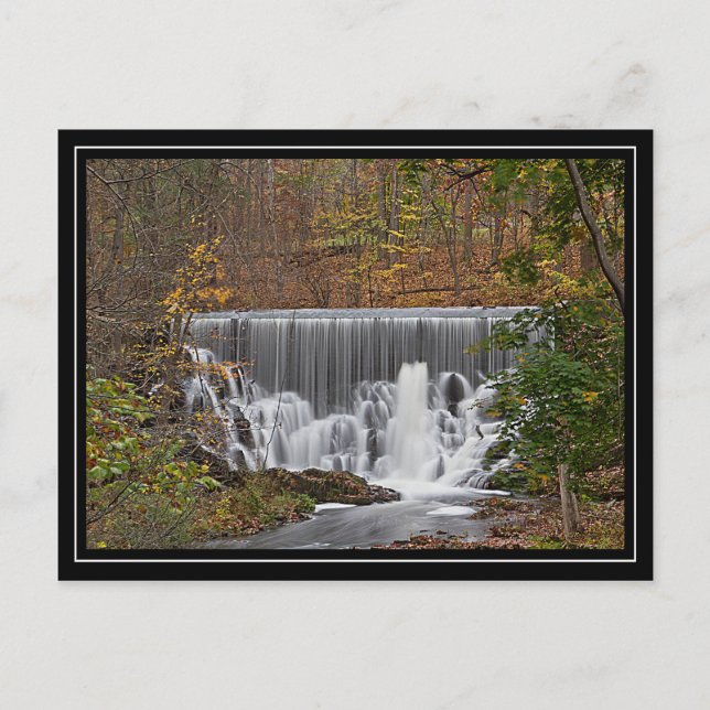 Kaskadda trädräntor och fallgropar vykort (Framsida)