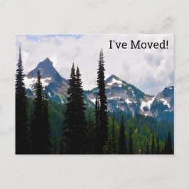 Kaskade toppar Vattenfärgförändring i Adress Vykort