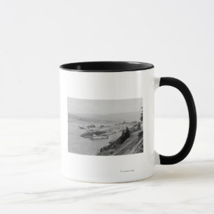 Kaskaden låser på Columbiaet River fotograferar Mugg