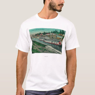 Kaskaden låser på Columbiaet River T-shirt