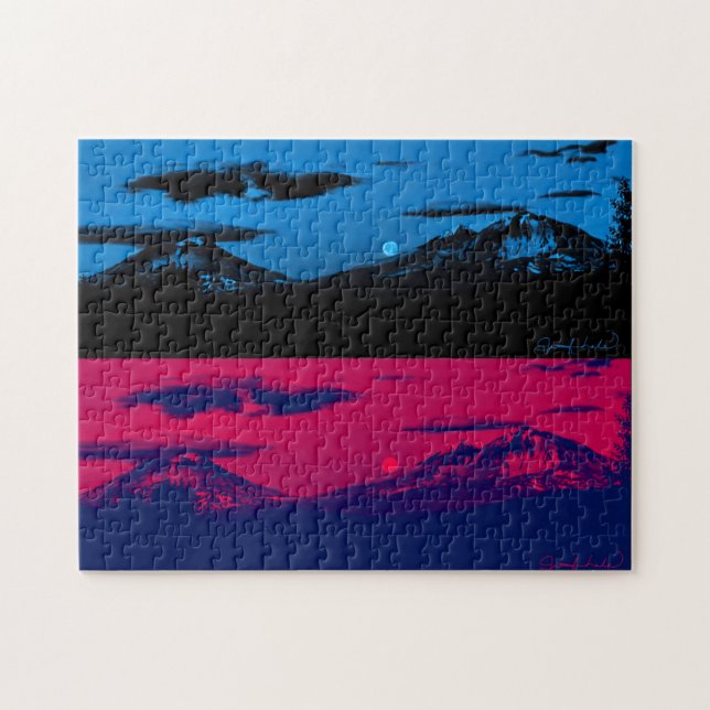 Kaskadens Perfekt Måne Pussel (Horisontell)