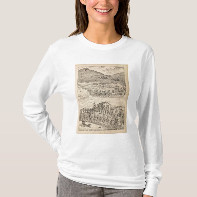 Kaskadhus i sjön Dunmore T Shirt (Framsida)