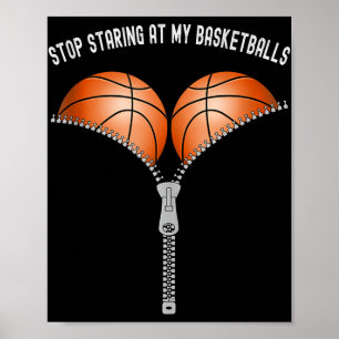 Kasketbollens kvinnor stannar vid min Basket Poster