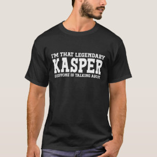 Kasper Surname Funny Team Family Efternamn Kasper T Shirt