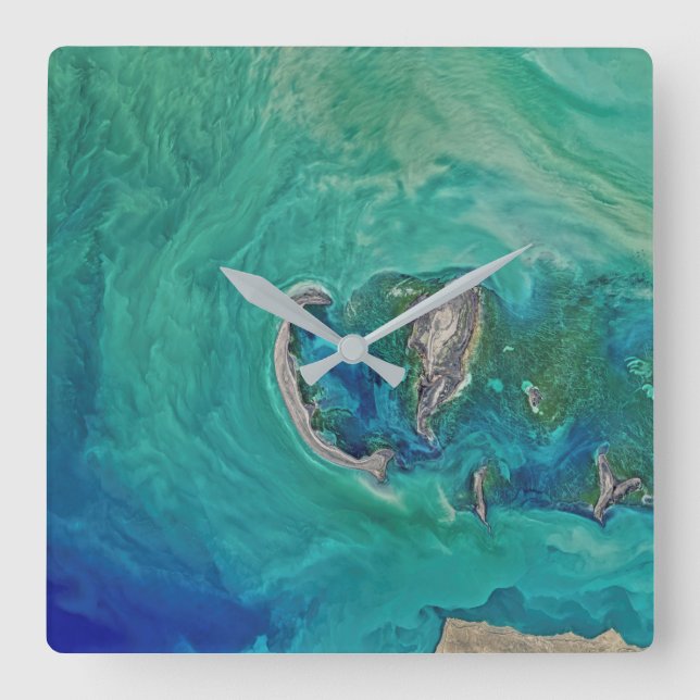 Kaspiska havet fyrkantig klocka (Framsida)