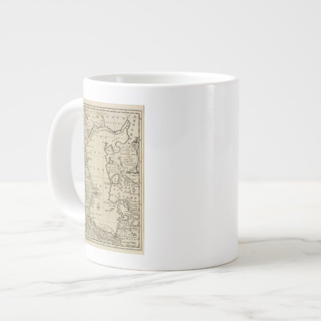 Kaspiska havet jumbo mugg (Framsida vänster)