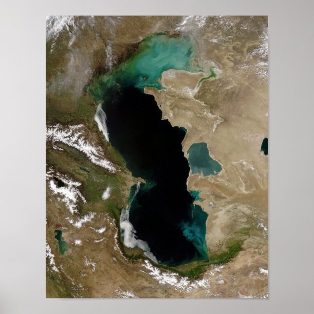 Kaspiska havet poster (Framsidan)