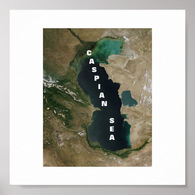 Kaspiska havet poster (Framsidan)