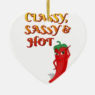 Kassaanalys och Hett pepper Diva Julgransprydnad Keramik