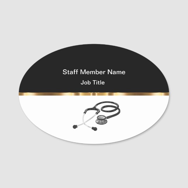 Kassabudget - Professionell för vårdpersonal Namnbricka (Framsida)