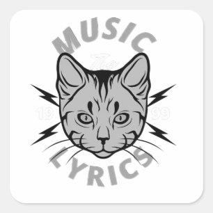 Kassadesign Fyrkantigt Klistermärke