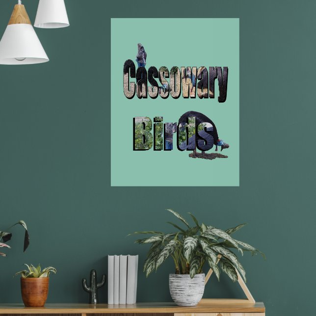 Kassafåglar är Namn. Poster (Vardagsrum 1)