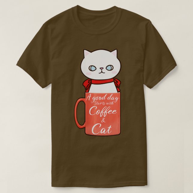 Kassaféet Mugg Cat Lover Birth för kvinnlig Orange T Shirt (Design framsida)