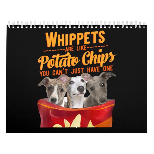 Kassafragment och potatis Chip Rolig hund Mamma Pa Kalender (Omslag)
