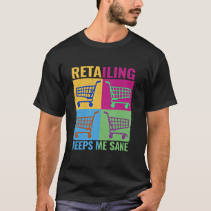 Kassagerare för detaljhandel med Behållor jag sälj T Shirt