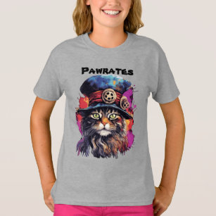 Kassainsamling - Pirat Cat 5 T Shirt