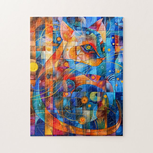 Kassakonst med stellars bakgrund pussel (Vertikal)