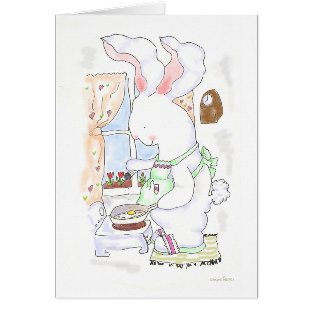 Kassakort för vete hälsningskort (Framsidan)