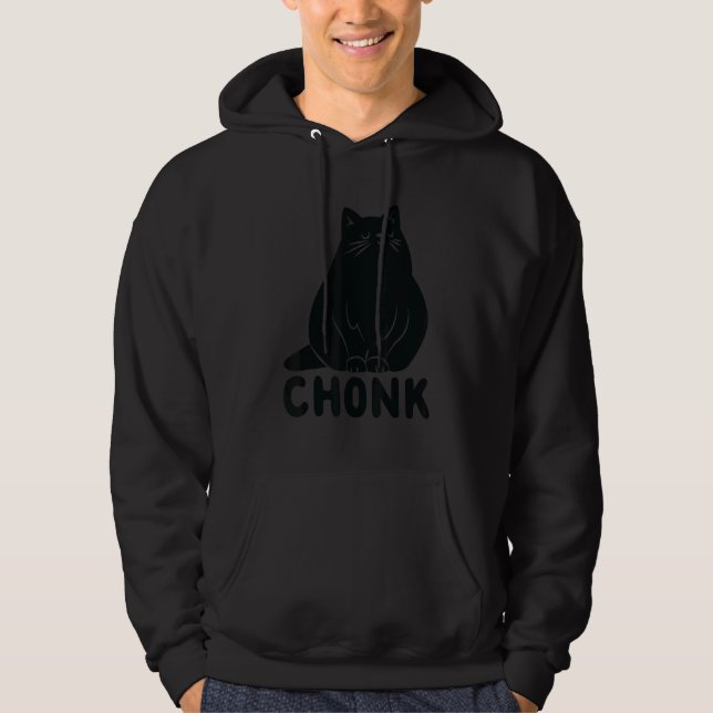 Kassakupong med övervikt Knubbig Hoodie (Framsida)