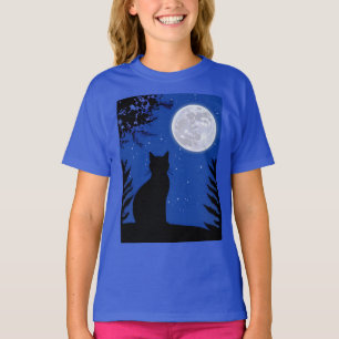 Kassan Gazing på helmånen T Shirt