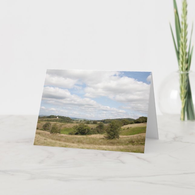 Kassan vid Lyme Park-vykort Kort (Framsida)