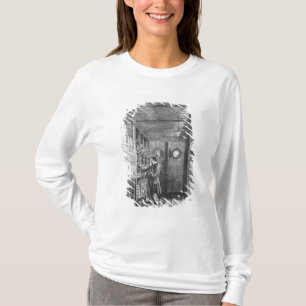Kassaskåp på packa ihop av frankriken i Paris, T-shirt