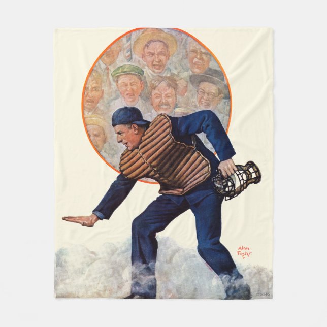 Kassaskåp på plätera fleecefilt (Framsidan)