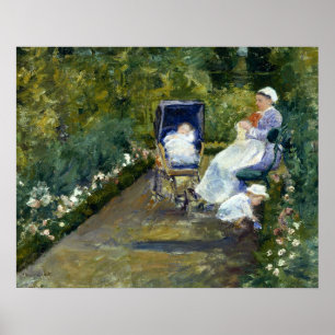Kassatt - Barn i Garden (sjuksköterskan) Poster