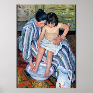 Kassatt - Barnets bath Poster