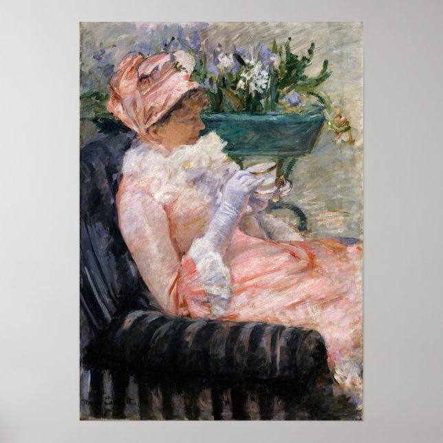 Kassatt - Kopp i Tea Poster (Framsidan)