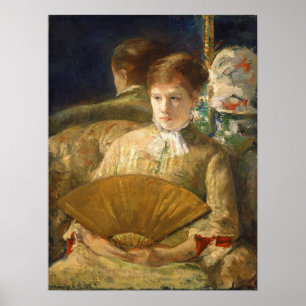 Kassatt - Kvinnor med Fläkt Poster